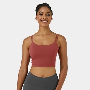 Halara backless twisted crop bra